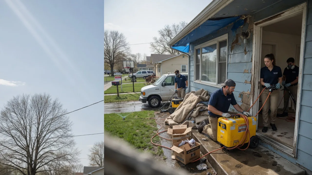 Basement Flood Cleanup in Mackville, KY near me